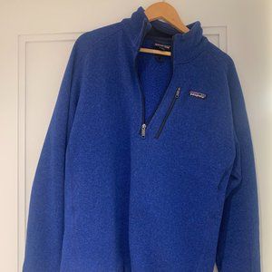 Patagonia Pullover | Blue | Men's Size Large